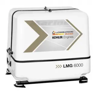 картинка Электроагрегат дизельный судовой 1-фазный в кожухе LMG6000 6 кВА 230В (---> EDL18003D000000-01)